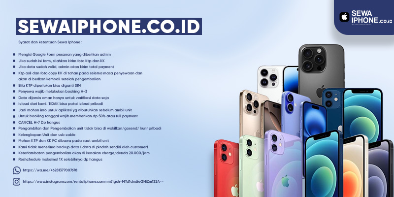 Banner Syarat dan Ketentuan SewaiPhone.co.id